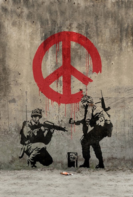 Soldiers-Painting-Peace-by-Banksy